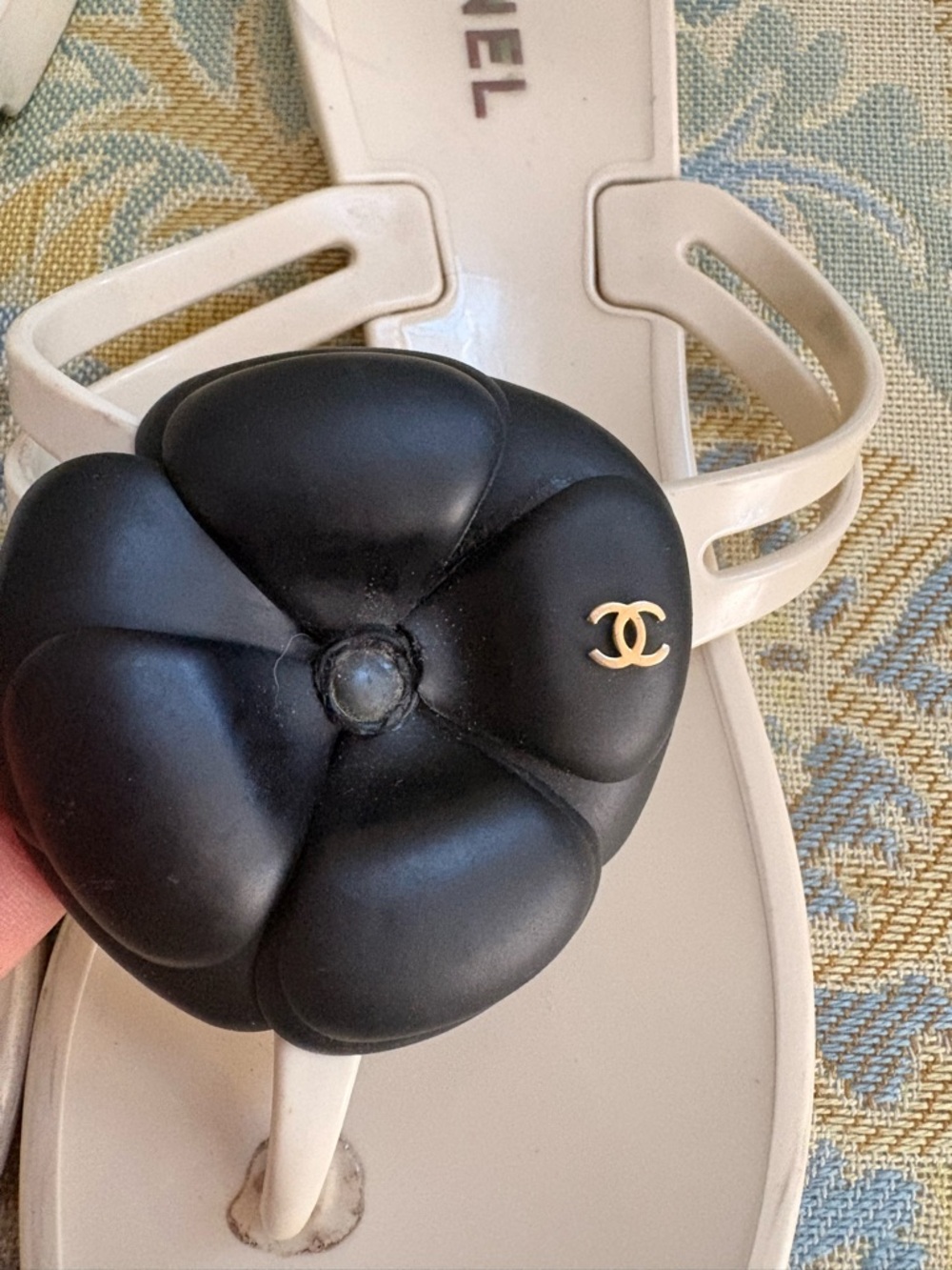Chanel Jelly Camellia sandals 38 - Picture 3 of 10